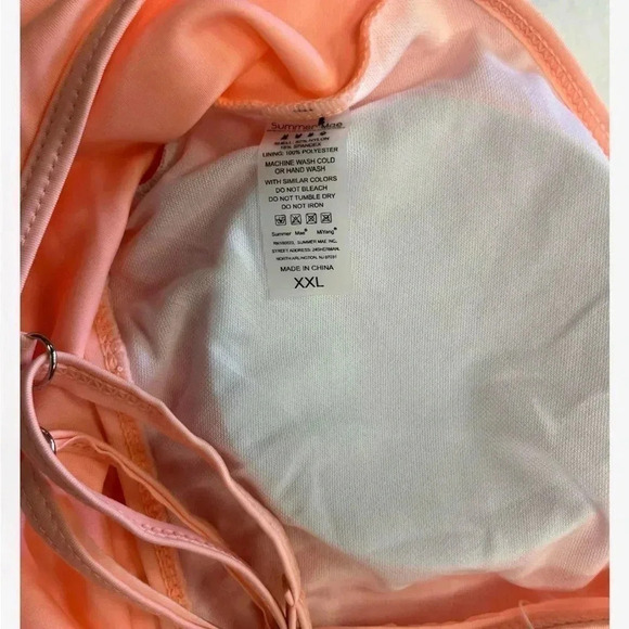 Summer Mae 2 Piece High Waist  Flounce Boy Shorts Floral Bikini Size XXL - Picture 16 of 16